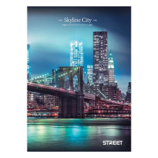  Füzet tűzött, A/4 kockás, margó nélkül, különböző mintákkal, 52 lapos füzet