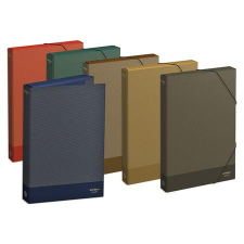  Füzetbox, 40 mm, karton, A4, AMBAR "Kraft", vegyes színek füzetbox