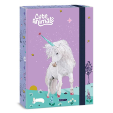  Füzetbox ARS UNA A/4 Cute Animals-Unicorn füzetbox