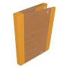  Füzetbox DONAU Life A/4 3 cm karton tépőzárral neon narancssárga-barna