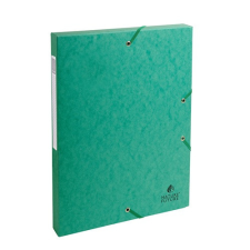  Füzetbox karton Exacompta A/4 25 mm gerinccel prespán zöld füzetbox