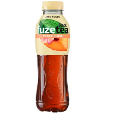 Fuzetea fekete tea 0,5 l Őszibarack-Rózsa üdítő, ásványviz, gyümölcslé