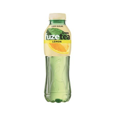 FUZETEA Üdítőital, szénsavmentes, 0,5 l, FUZETEA ZERO, zöld tea citrom üdítő, ásványviz, gyümölcslé