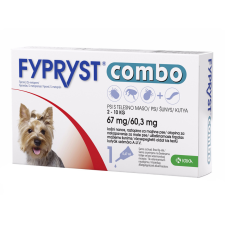  Fypryst COMBO spot-on kullancs- és bolhairtó csepp kutya 2-10kg ÚJ élősködő elleni készítmény kutyáknak