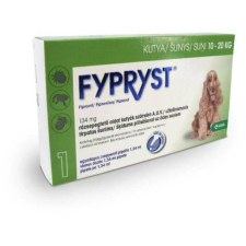  FYPRYST Spot On M 10-20kg-os Kutyáknak 1.34ml – 3 db élősködő elleni készítmény kutyáknak
