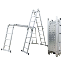 G21 Alumínium Létra - Többfunkciós - 4x4-4,6m + Dobogó (6390463) létra és állvány