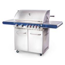 G21 Florida BBQ Premium line gázgrill, 7 égőfej + nyomáscsökkentő (6390350) grillsütő