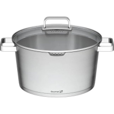 G21 Gourmet Magic 28 cm átmérőjű főzőedény, rozsdamentes acél (G2143) edény