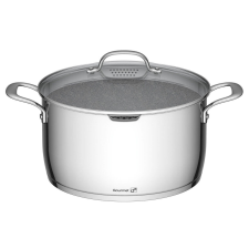 G21 Gourmet Miracle 28 cm átmérőjű főzőedény, rozsdamentes acél/greblon edény