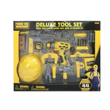  G21 játék - DELUXE TOOLS gyerek szerszám, 44 elem barkácsolás