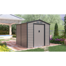 G21 Kerti ház, Szerszámtároló, 213 x 191 cm, acéllemez, GAH 407 szürke, +ajándék 80000Ft értékű****wellness utalvány kerti tárolás