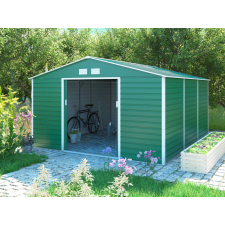 G21 Kerti ház, Szerszámtároló, 340 x 383 cm, acéllemez, GAH 1300 zöld (63900586) kerti tárolás