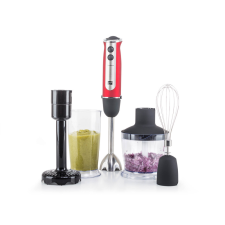 G21 VitalStick Mixer/Botmixer, 800W, fekete/piros, tartozékokkal (habverő/aprító) botmixer