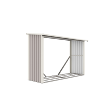  G21 WOH 335 tüzifa tároló - 242 x 89 cm, szürke kerti tárolás