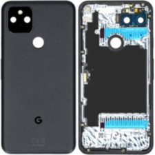G949-00095-01 Gyári akkufedél hátlap - burkolati elem Google Pixel 5, fekete mobiltelefon, tablet alkatrész