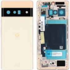  G949-00224-01 Gyári akkufedél hátlap - burkolati elem Google Pixel 6 Pro, Napfény (Sorta Sunny) mobiltelefon, tablet alkatrész