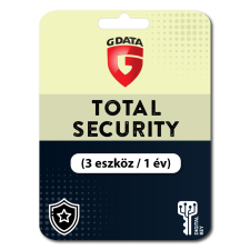 G Data Total Security (EU) (3 eszköz / 1 év) (Elektronikus licenc) karbantartó program