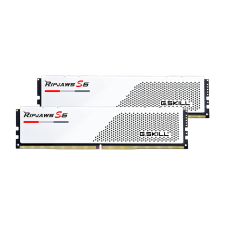 G.Skill Ripjaws S5 DDR5 6000MHz CL36-48-48-96 1.25V 32GB Kit2 (2x16GB) Intel XMP White (F5-6000J3648D16GX2-RS5W) memória (ram)