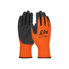  G-TEK nylon, latex tenyérmártott jól láthatósági munkavédelmi kesztyű védőkesztyű