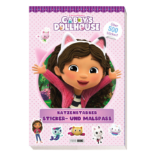 Gabby's Dollhouse: Katzenstarker Sticker- und Malspaß idegen nyelvű könyv