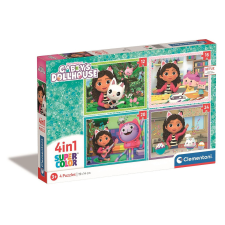 Gabi babaháza Activities 4 az 1-ben puzzle Clementoni puzzle, kirakós