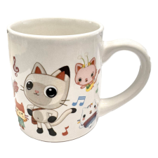 Gabi babaháza Music porcelán bögre 235 ml (8 oz) Díszdobozban bögrék, csészék