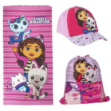  Gabi babaháza Pink törölköző, tornazsák, baseball sapka szett babatörülköző, kifogó