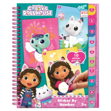 Gabi babaháza Sprinkle Party puzzle matrica és színező szett gyermek- és ifjúsági könyv