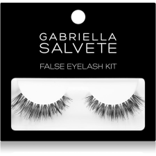 Gabriella Salvete False Eyelash Kit műszempillák ragasztóval típus Basic Black műszempilla