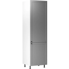 Gala-Meble Linea Grey D60R-P-L alsó konyhaszekrény, szürke / fehér bútor