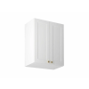 Gala-Meble Linea White G60 felső konyhaszekrény, fehér / arany