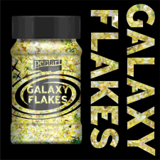 Galaxy Flakes 100ml Pluto sárga dekorációs kellék