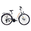  GALAXY TL620 női kerékpár fehér-narancs
