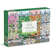 Galison fa puzzle kutyapark 4 évszak 250 darabos puzzle, kirakós