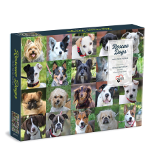 Galison Puzzle Mentett kutyák 1000 darabos puzzle, kirakós