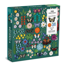 Galison Puzzle Pillangós botanikus kert 500 db puzzle, kirakós