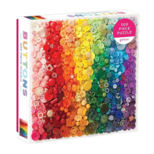 Galison Puzzle Szivárvány gombok 500 db puzzle, kirakós