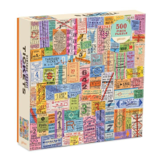 Galison Puzzle Vintage jegyek 500 db puzzle, kirakós