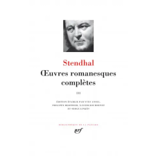 Gallimard Oeuvres romanesques completes 3 | Stendhal egyéb könyv