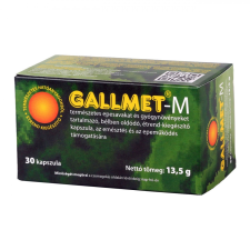 Gallmet -M-30 gyogynövény kapszula 30 db vitamin és táplálékkiegészítő