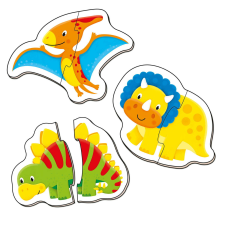 Galt baba puzzle, dinoszauruszok, 12 darab, 1005455 puzzle, kirakós