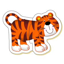 Galt bébi puzzle, Duo Jungle, 12 darab puzzle, kirakós