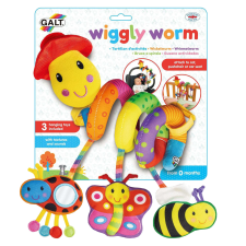 Galt Wiggly Worm kiságy és babakocsira szerelhető játék bébijáték kiságyra