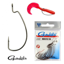  Gamakatsu Worm Offset Horog 1-es 6db (146842-001) horog