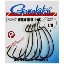  Gamakatsu Worm Offset horog 3/0 5db (146843-300) horog