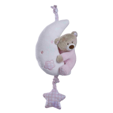  Gamberritos felhúzós zenélő játék plüss maci holdon rózsaszín 9829 egyéb bébijáték