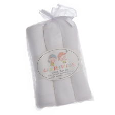 Gamberritos textilpelenka 80x80cm 3db fehér 9679 mosható pelenka