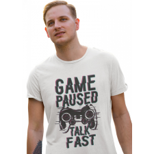  Game paused, talk fast - Férfi Póló férfi póló