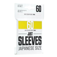 Gamegenic Just Sleeves - japán méret Sárga (60 borító) kártyajáték