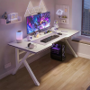  Gamer asztal, minőségi íróasztal fehér 120x60x75 cm OTK-W1